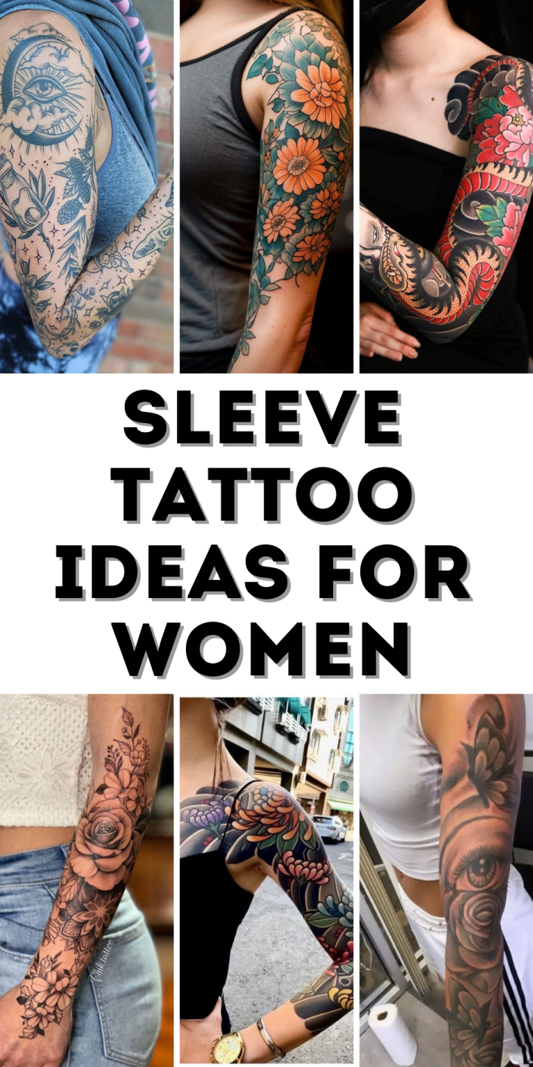 Stunning Sleeve Tattoo Ideas for Women: Full, Half, and Quarter Arm Designs