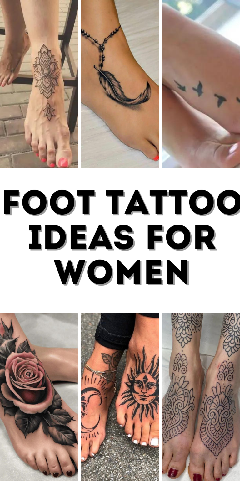 Creative and Beautiful Foot Tattoo Ideas for Women: Small, Unique, and ...