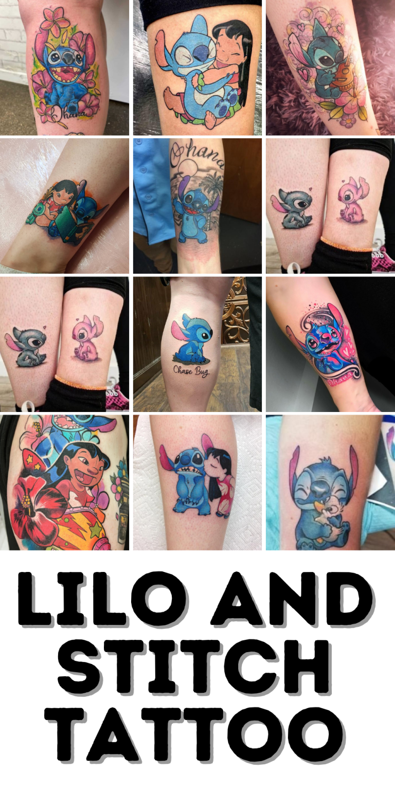 Unique Lilo and Stitch Tattoo Ideas for Women: Small, Matching, and ...