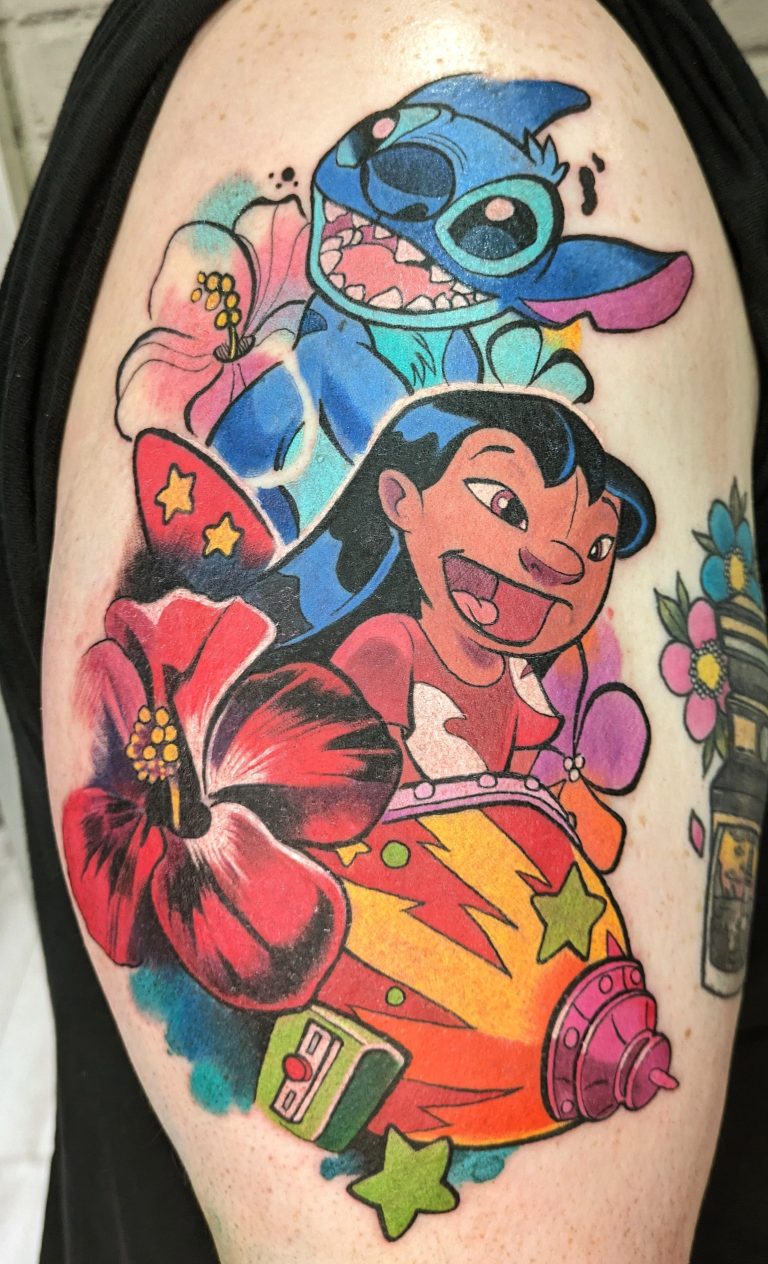 Unique Lilo and Stitch Tattoo Ideas for Women: Small, Matching, and ...