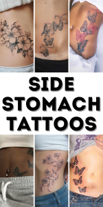 Creative Side Stomach Tattoos for Women: Small, Meaningful Designs with ...