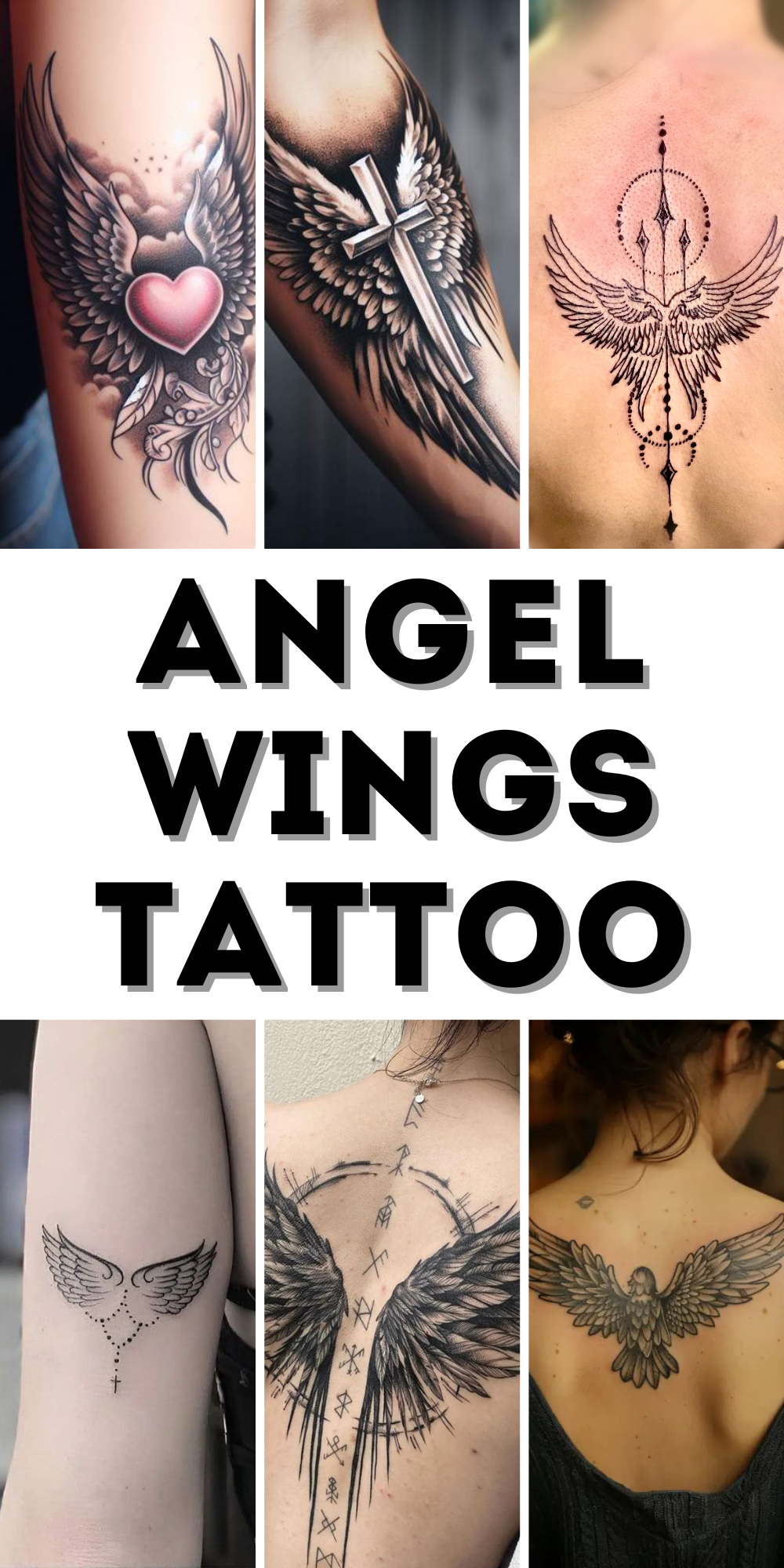 Angel Wings Tattoo Ideas Symbolic Designs For Back Forearm Shoulders 