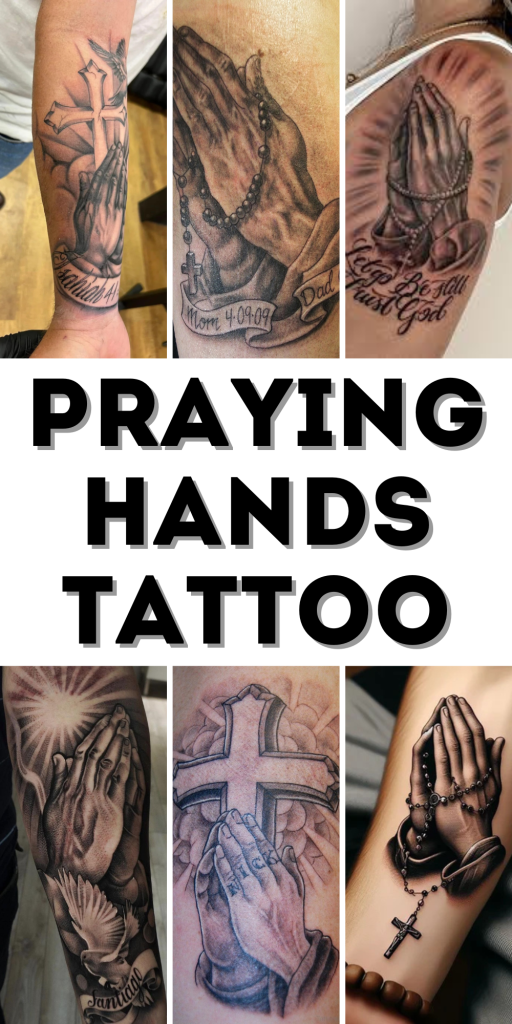 Praying Hands Tattoo Ideas for Men and Women: Designs, Forearm, Sleeve ...