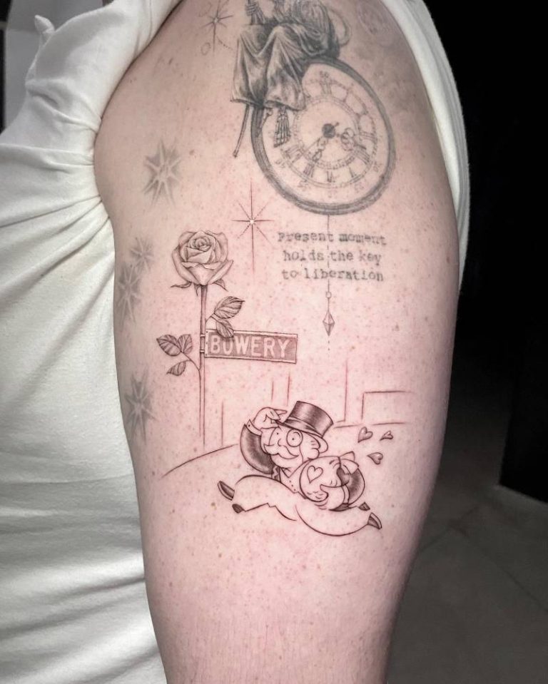 Monopoly Man Tattoo Design Ideas for Sleeves, Hand, and Unique Stencil ...