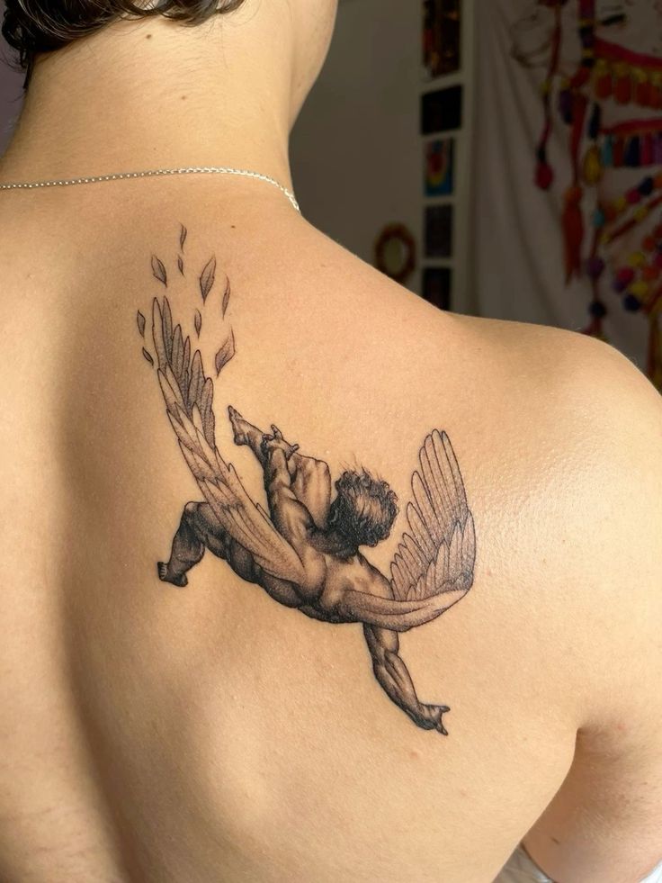 23 Icarus Tattoo Ideas 2025 Powerful Mythology Inspired Designs For 