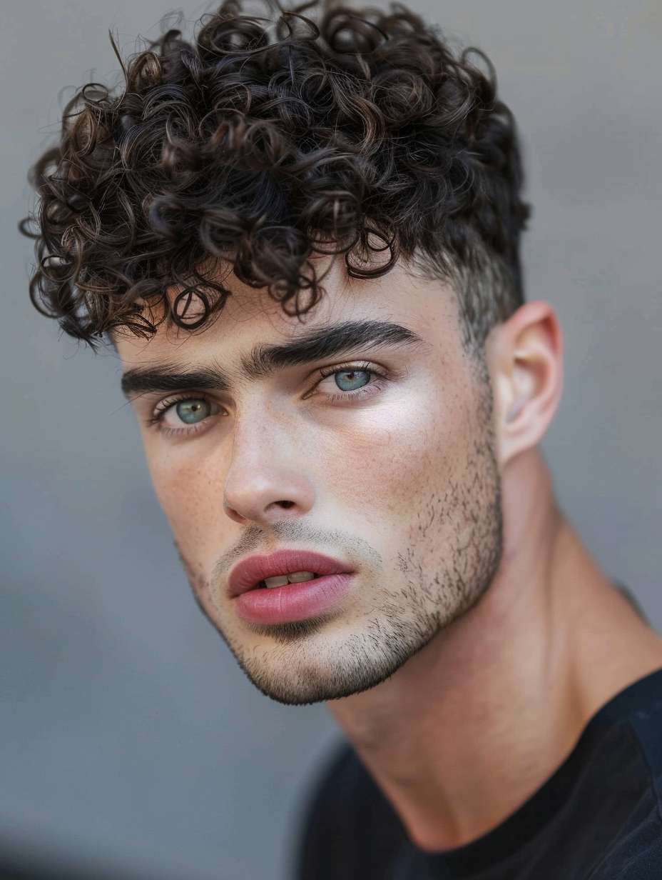 Exploring 37 Curly Hairstyles Men: Diverse Looks from Short Cuts to ...