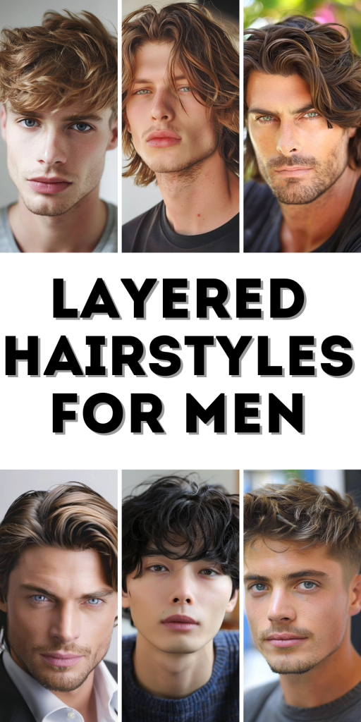 27 Layered Hairstyles for Men From Short to Long Including Medium ...