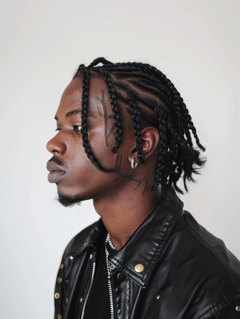 Exploring 30 Creative Braid Ideas for a Black Man Featuring Cornrows ...