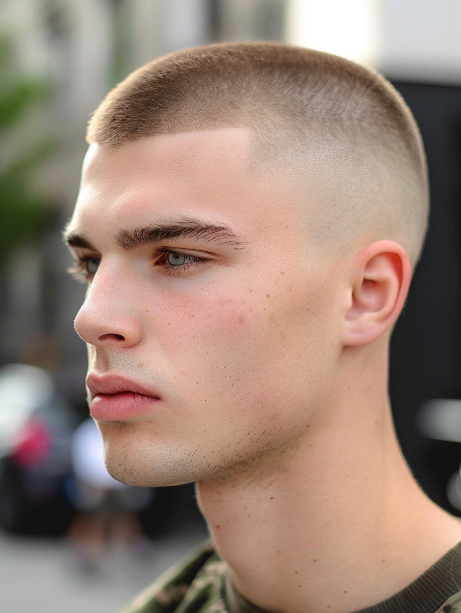 30 Buzz Cut Fade Haircut Ideas for Men Featuring Low Taper Mid Drop and