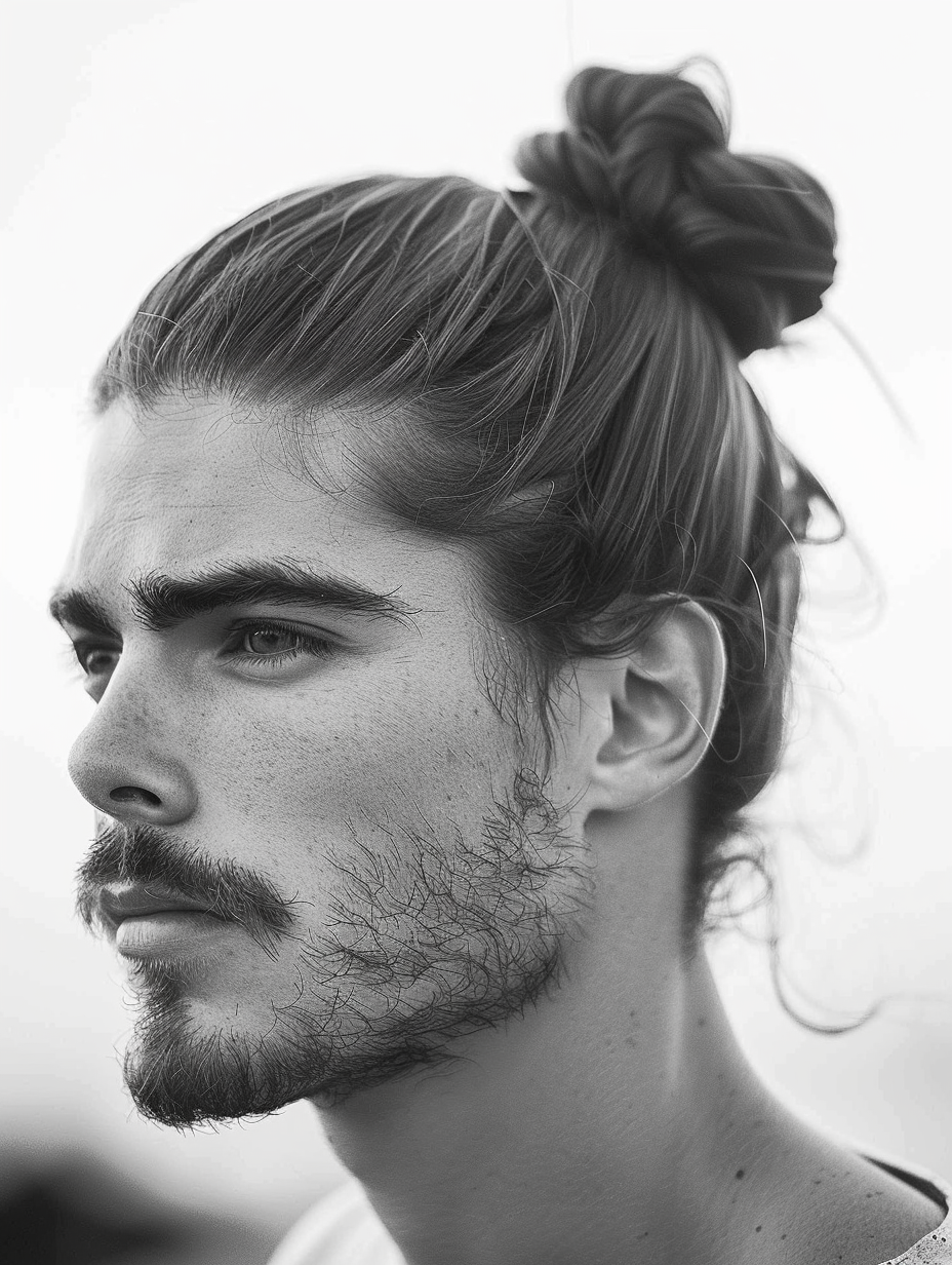 Exploring 31 Diverse Man Bun Hairstyles for Every Occasion from ...