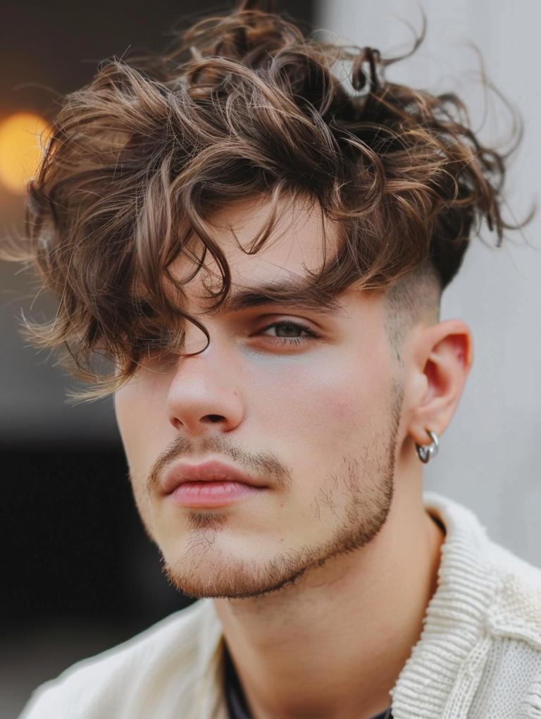 Exploring 32 Creative Taper Fade Haircut Ideas for Men with Curly and ...