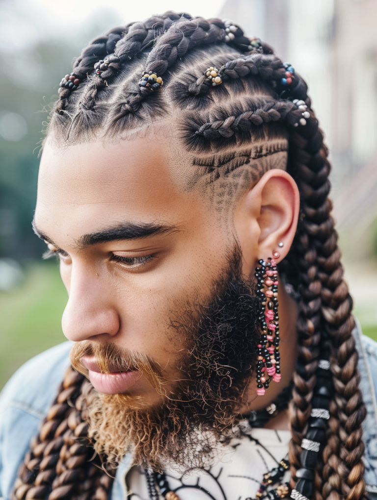 Explore 29 Diverse and Creative Black Men Cornrows Styles for All ...