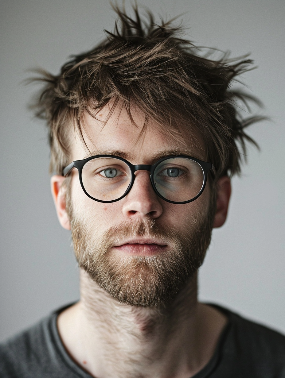 Best Hairstyles for Men with Glasses 32 Ideas from Short to Long Curly ...