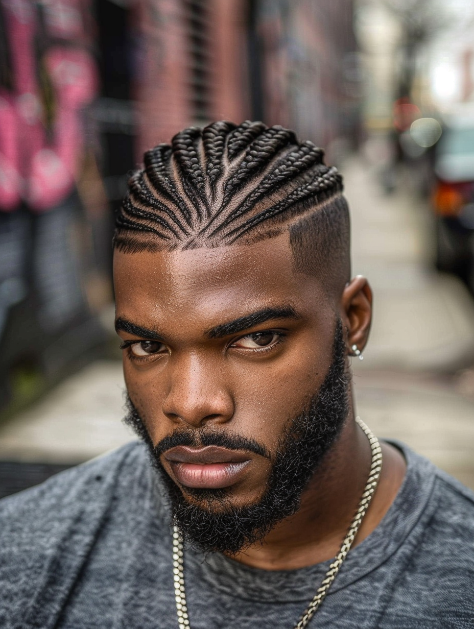 Explore 29 Diverse and Creative Black Men Cornrows Styles for All ...