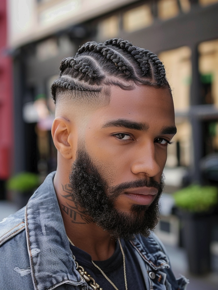 Explore 29 Diverse and Creative Black Men Cornrows Styles for All ...