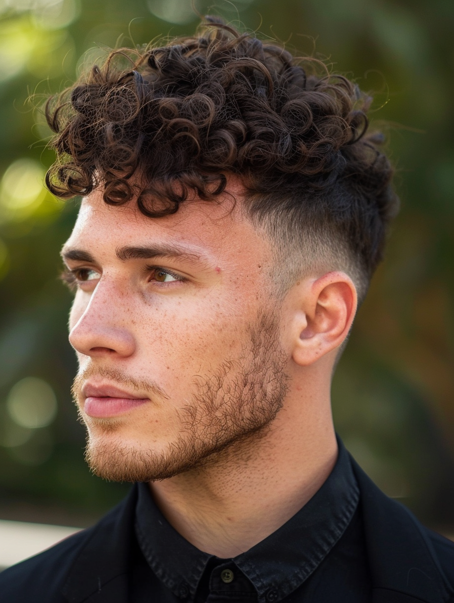 Unveiling 31 Dynamic Short Curly Fade for Men Styles for Every Face ...