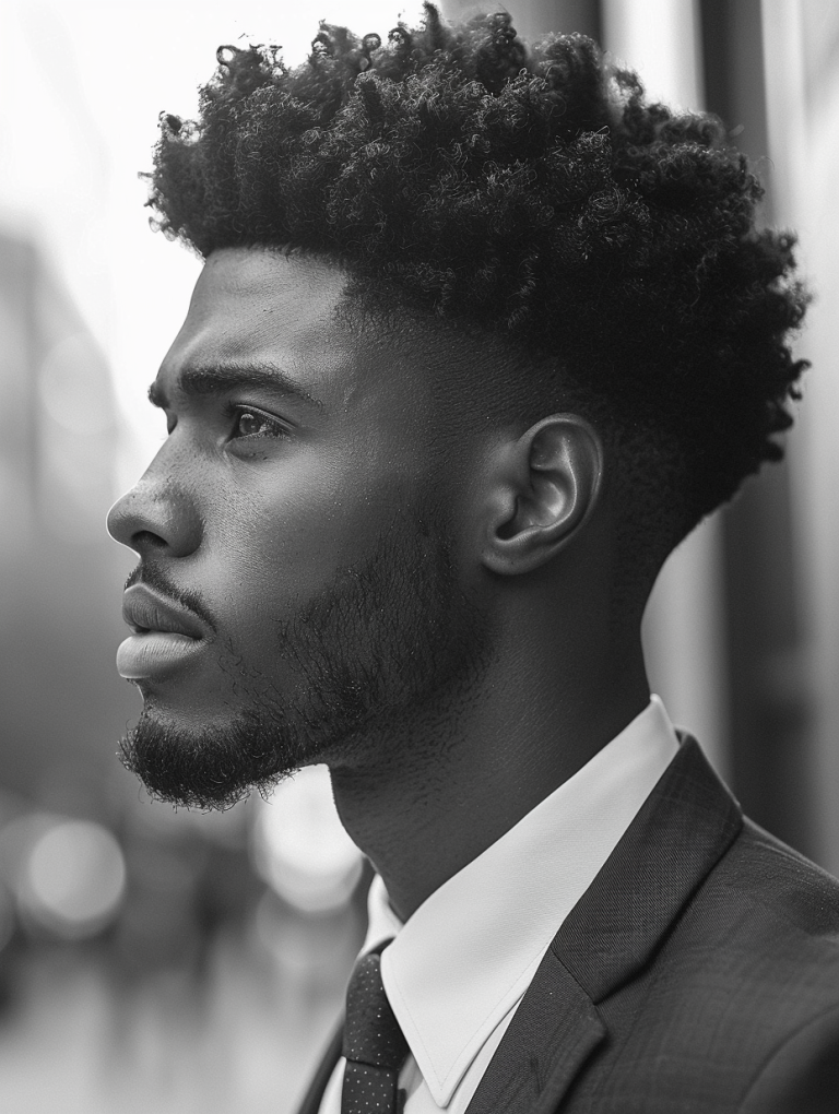 Unveiling 31 Curly Afro Fade Ideas for Men Seeking New Vibrant and ...