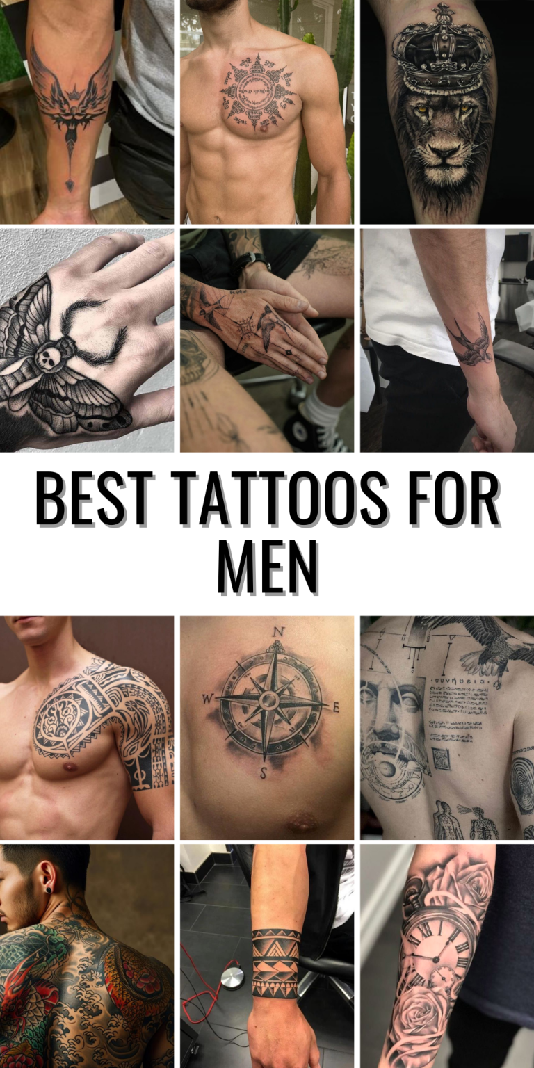 Unique Tattoo Ideas for Men: Small Designs, Hand Tattoos, and Bold Back ...