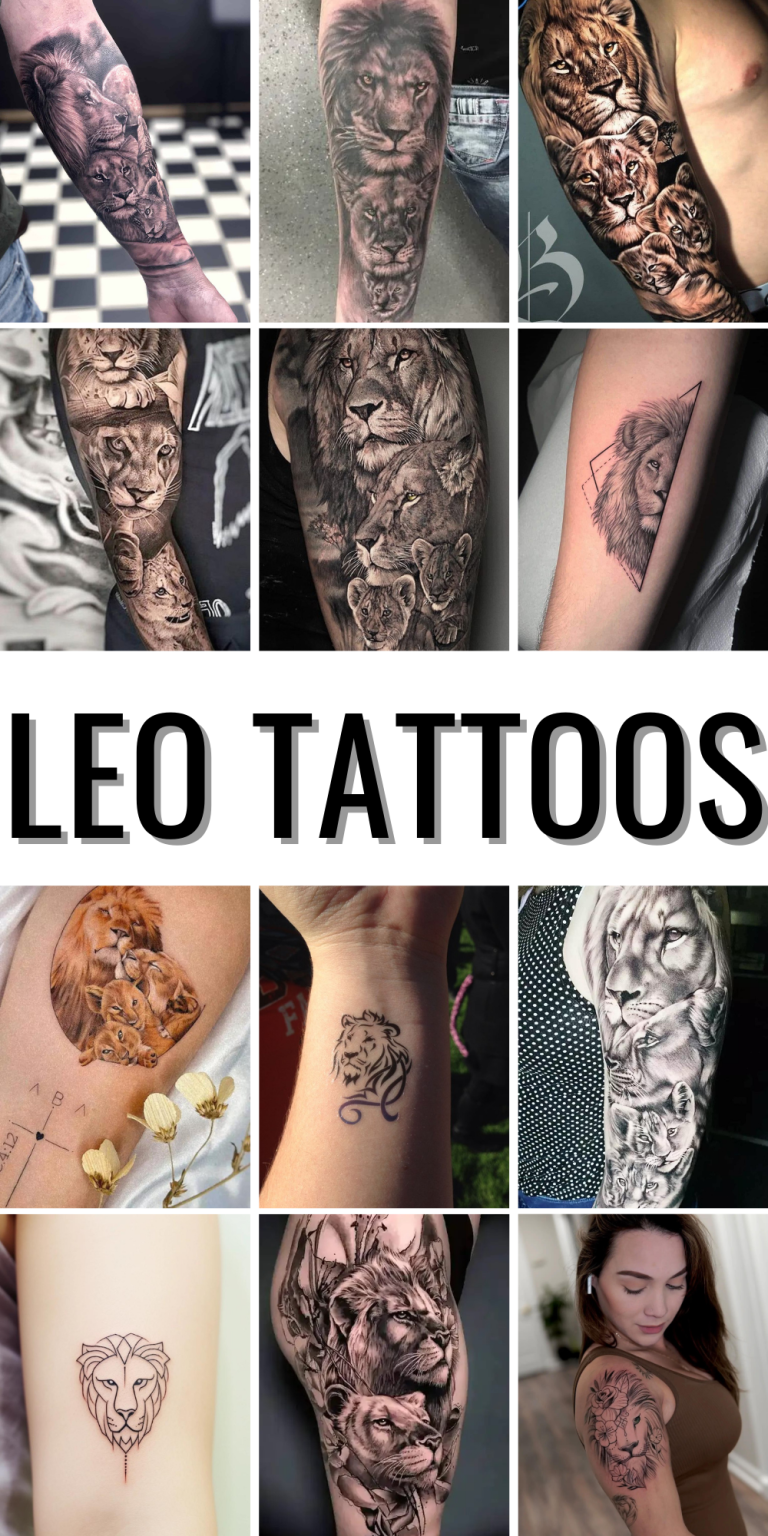 Powerful Leo Tattoos for Men and Women: Stunning Designs That Showcase ...