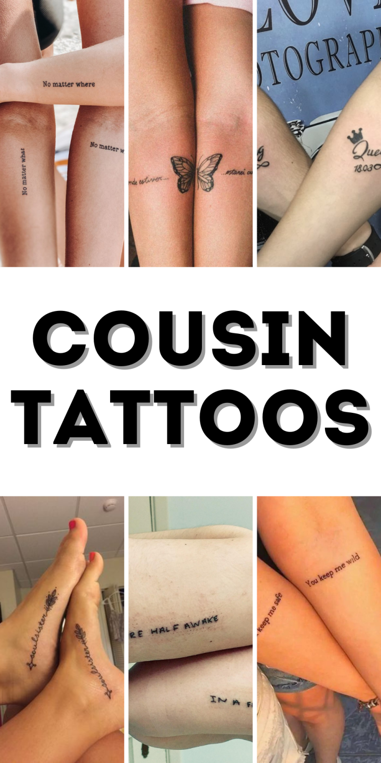 Meaningful Cousin Tattoo Ideas: Small, Matching, and Unique Designs for ...