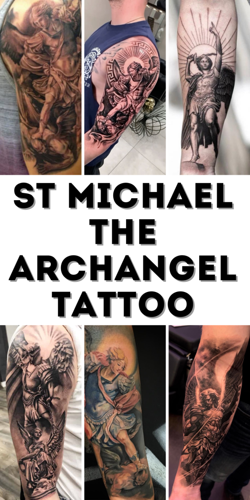 Inspiring St. Michael the Archangel Tattoo Ideas for Forearm, Back ...