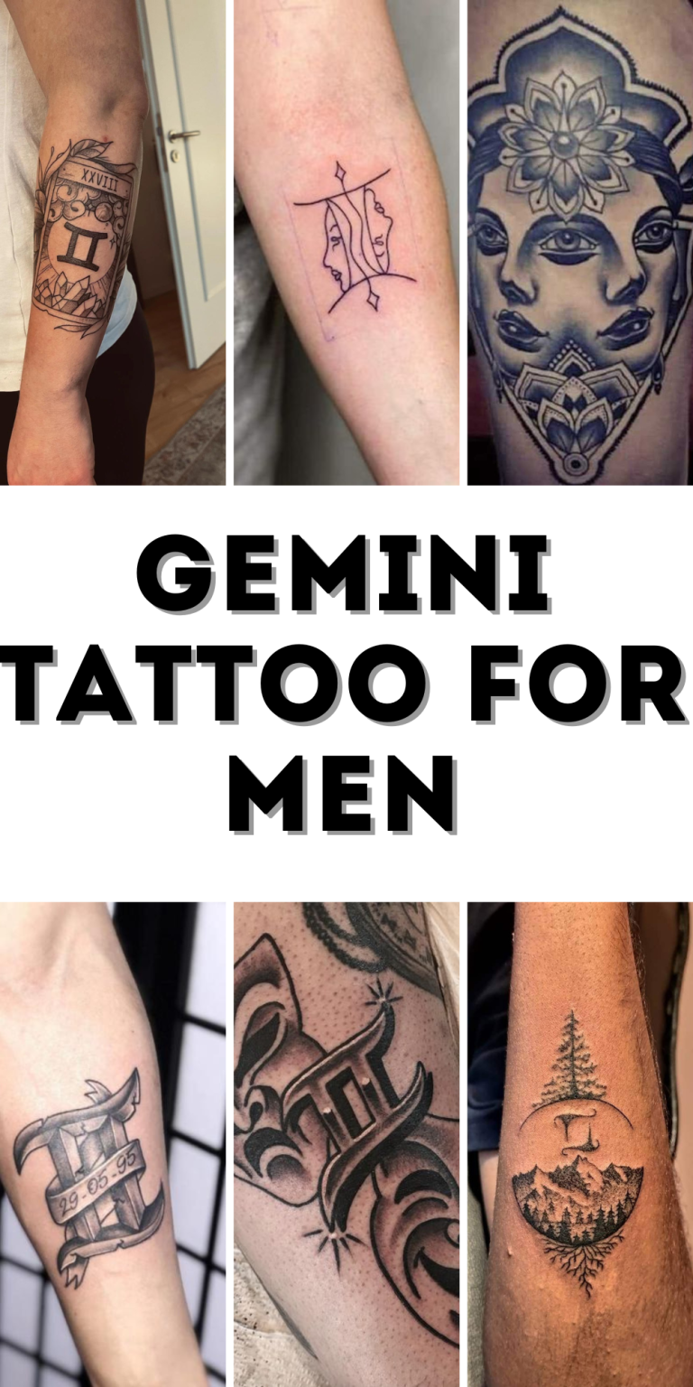 Gemini Tattoo Ideas for Men Unique Zodiac Designs for Forearm