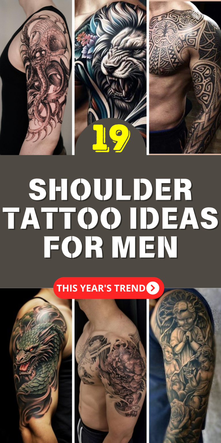 Bold and Meaningful Shoulder Tattoo Ideas for Men: Unique Designs to ...