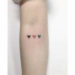 Three Hearts Tattoo Designs for Sisters and Friends: Elegant, Small ...