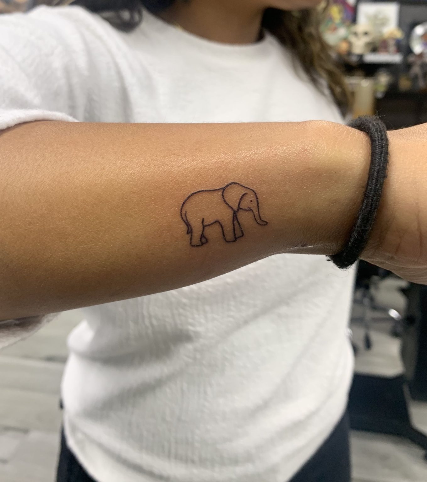 Unique Elephant Tattoos on Wrist: Small, Simple, and Meaningful Design ...