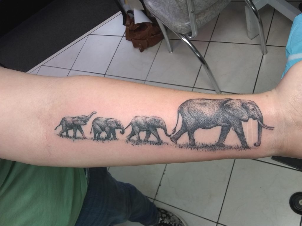 Inspiring Ideas For Elephant Family Tattoos Meaningful Designs For 