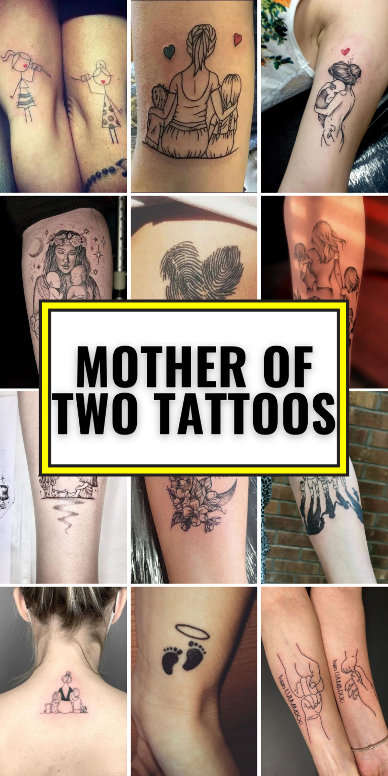 Captivating Mother of Two Tattoos: Artistic Ideas & Designs