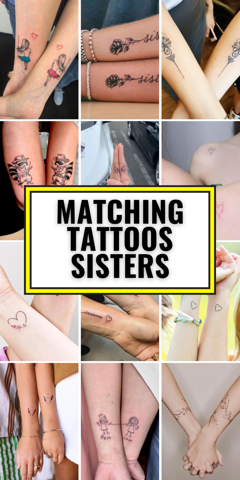 Unique and Meaningful Matching Tattoos for Sisters: Minimalist, Small ...