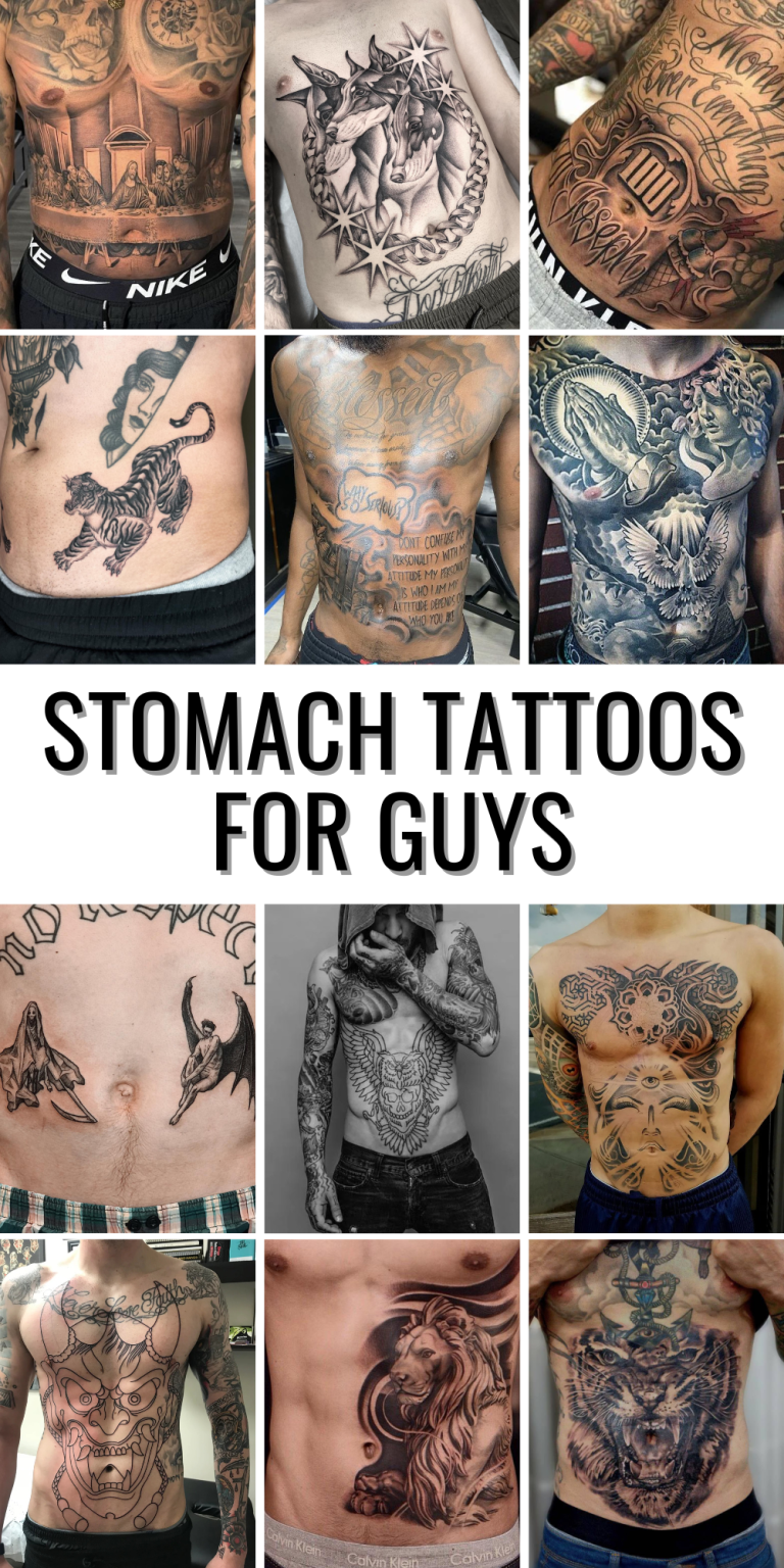 Bold Stomach Tattoo Ideas for Guys: Traditional, Small, and Lower ...