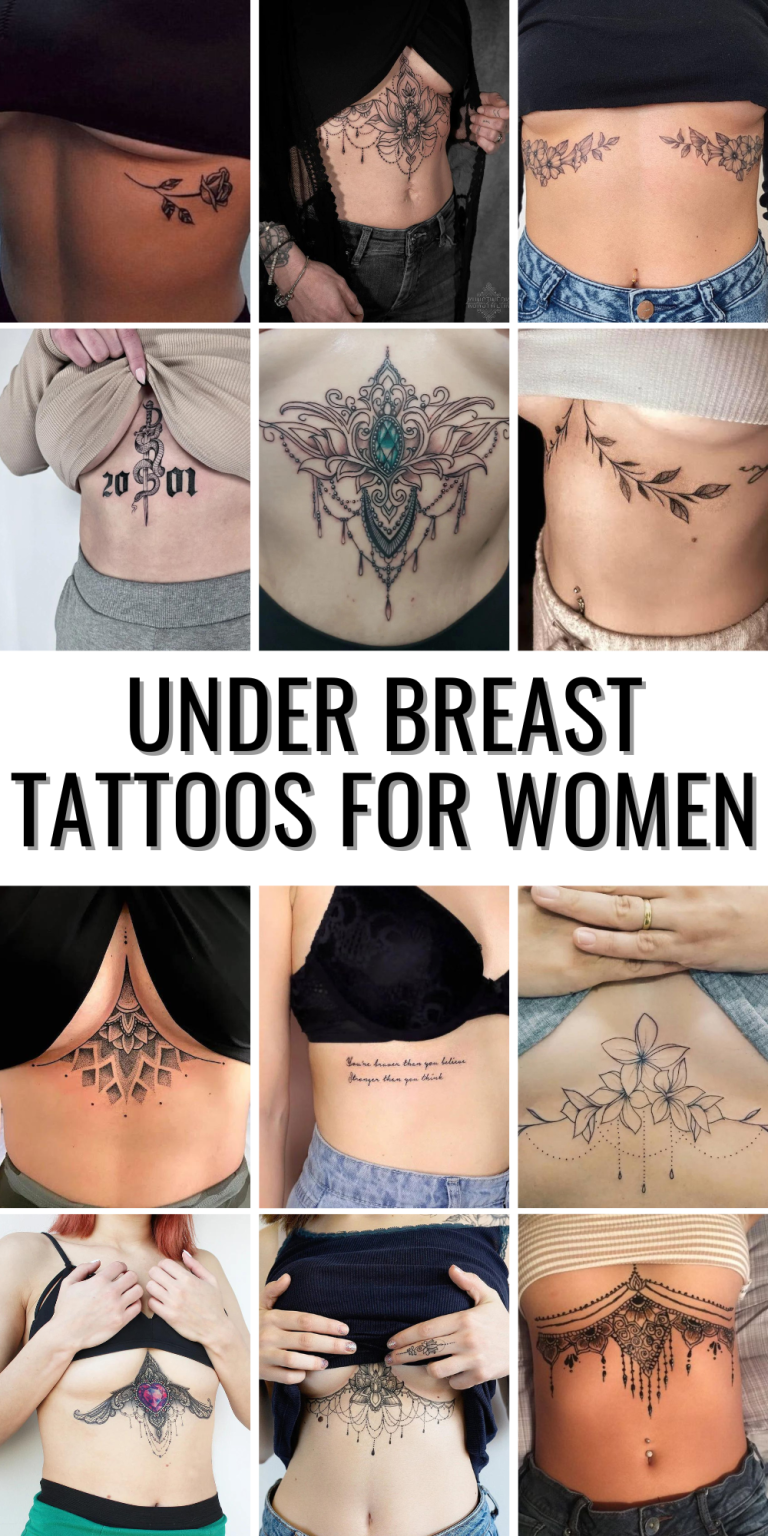 Under Breast Tattoos for Women: Elegant, Meaningful Designs from ...