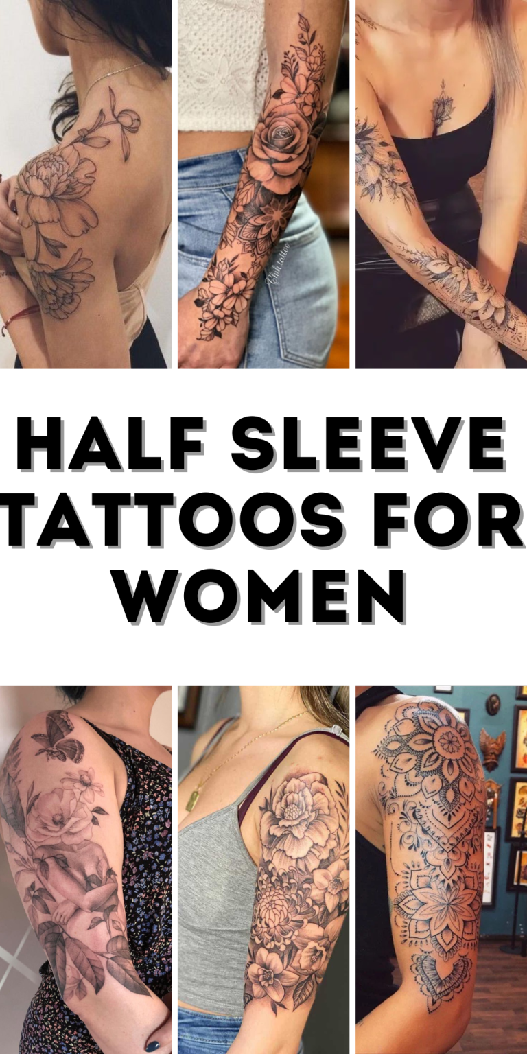 Half Sleeve Tattoo Ideas for Women: Unique Upper and Lower Arm Designs ...