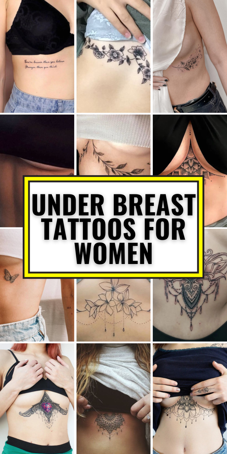 Under Breast Tattoos for Women: Elegant, Meaningful Designs from ...