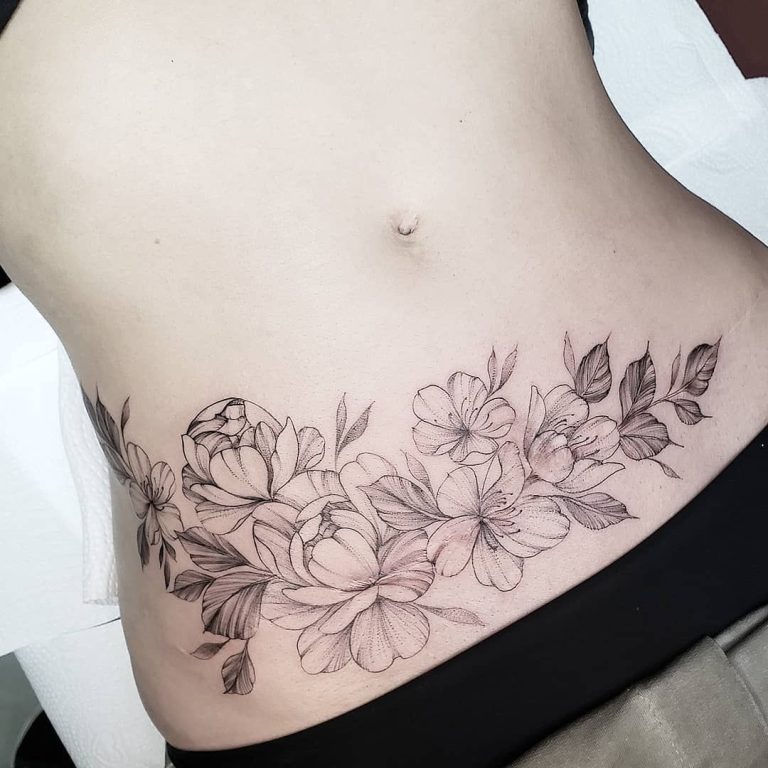 Bold Lower Stomach Tattoos for Men and Women: Unique Ideas, Designs ...
