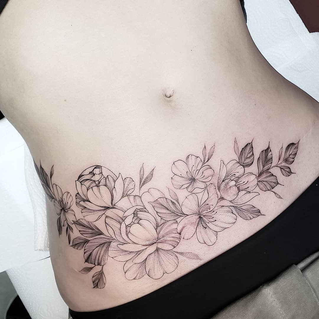 Bold Lower Stomach Tattoos for Men and Women: Unique Ideas, Designs ...