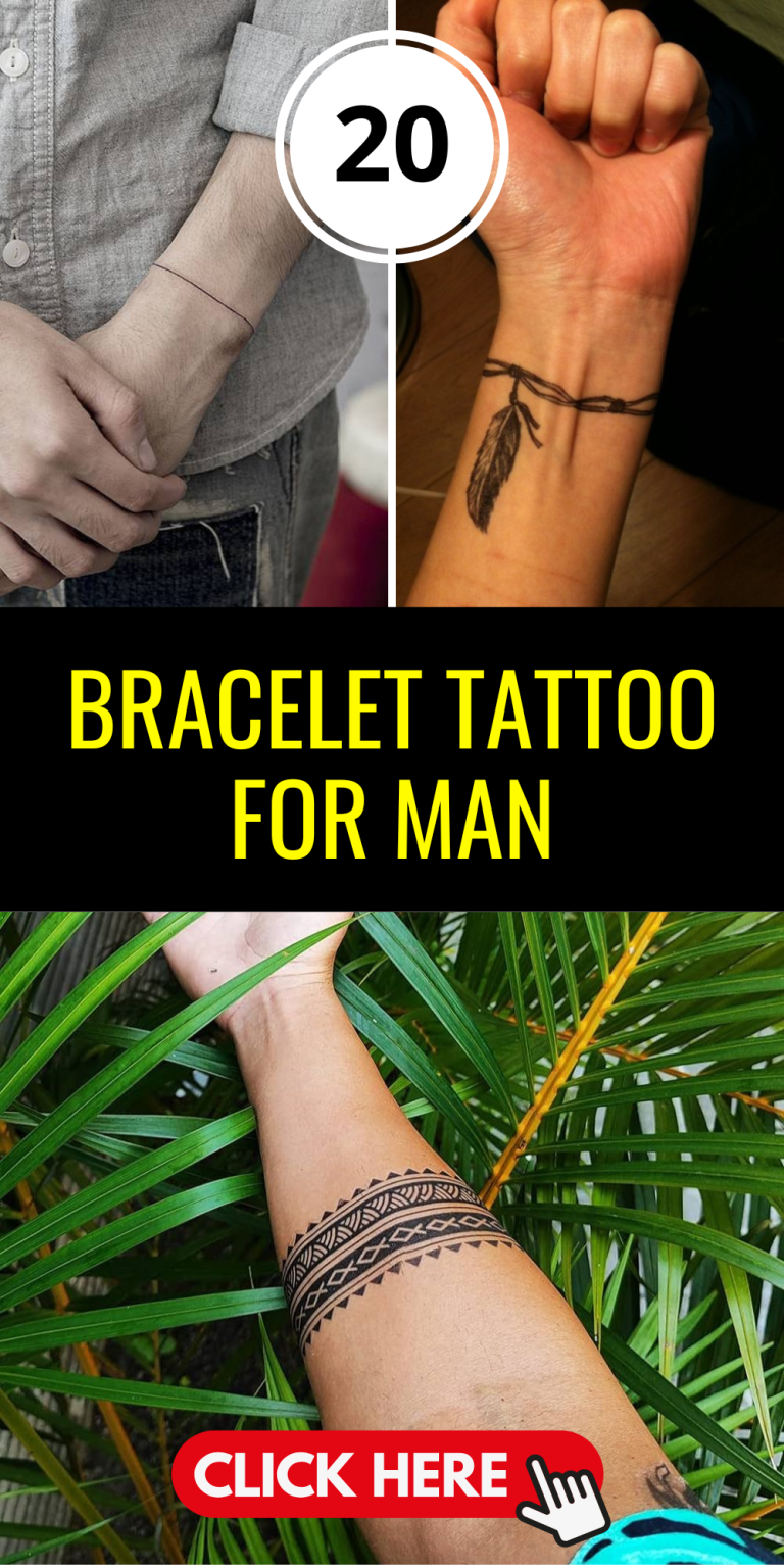 Unique Bracelet Tattoo Designs for Men with Meaning and Style on Arm ...