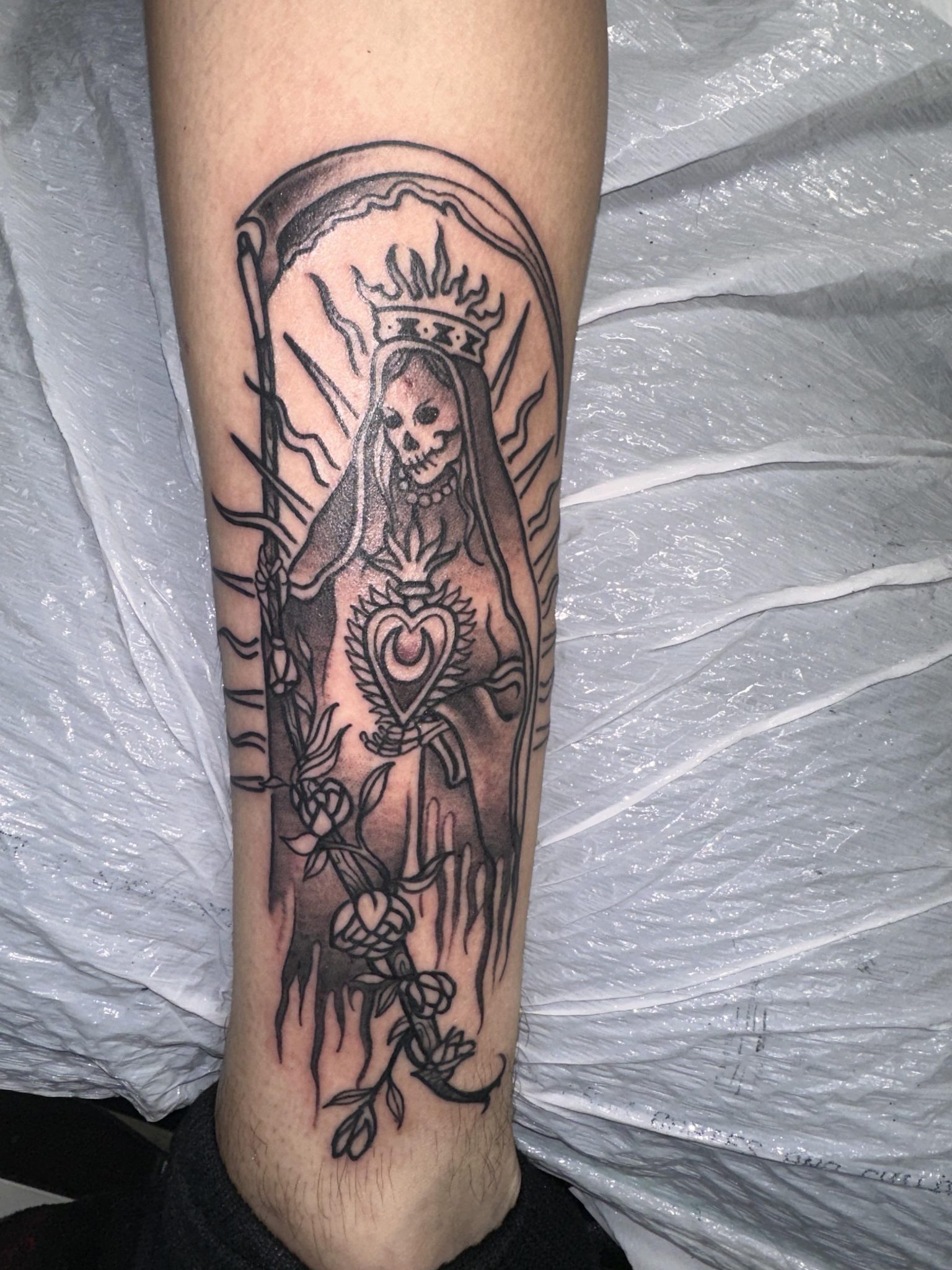 Exploring Santa Muerte Tattoo Designs: Symbolism, Artistry, and Unique ...