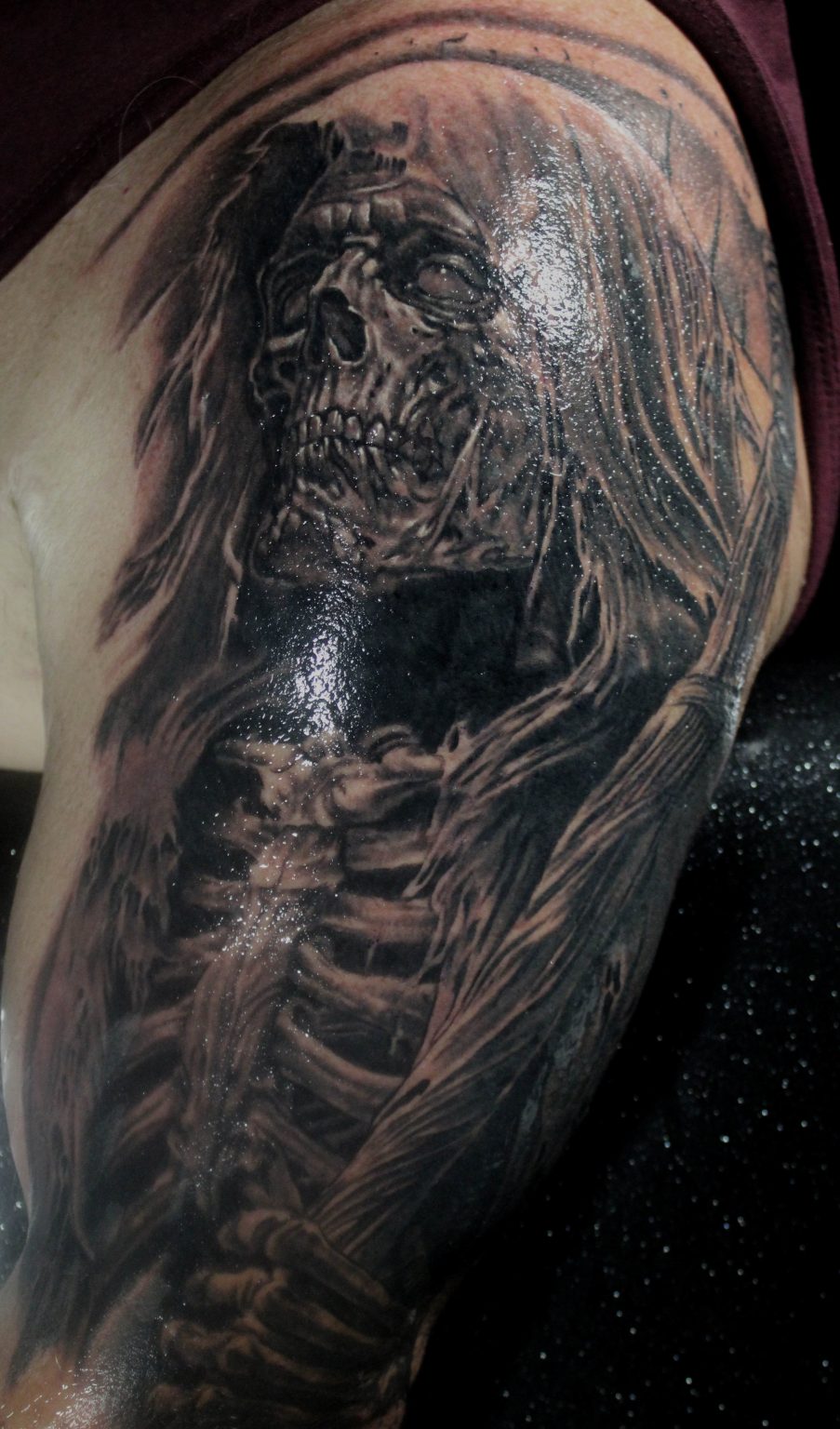 Grim Reaper Tattoo Ideas: Traditional, Realistic, and Feminine Designs ...