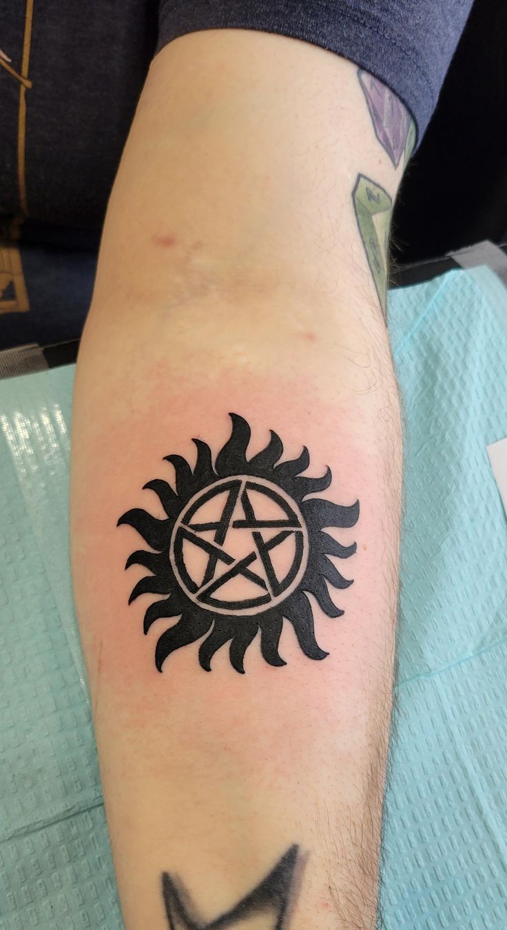 Supernatural Tattoo 2025: 23 Ideas For Men With Anti Possession Symbols ...