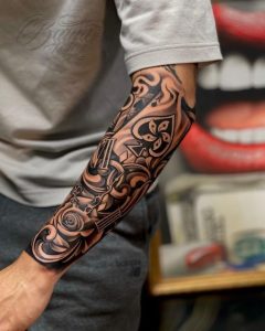 Half Sleeve Tattoo 2025: 27 Ideas For Men And For Guys With Cool ...