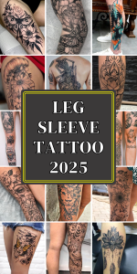 23 Leg Sleeve Tattoo Ideas 2025 for Women and Men – Bold, Realistic ...