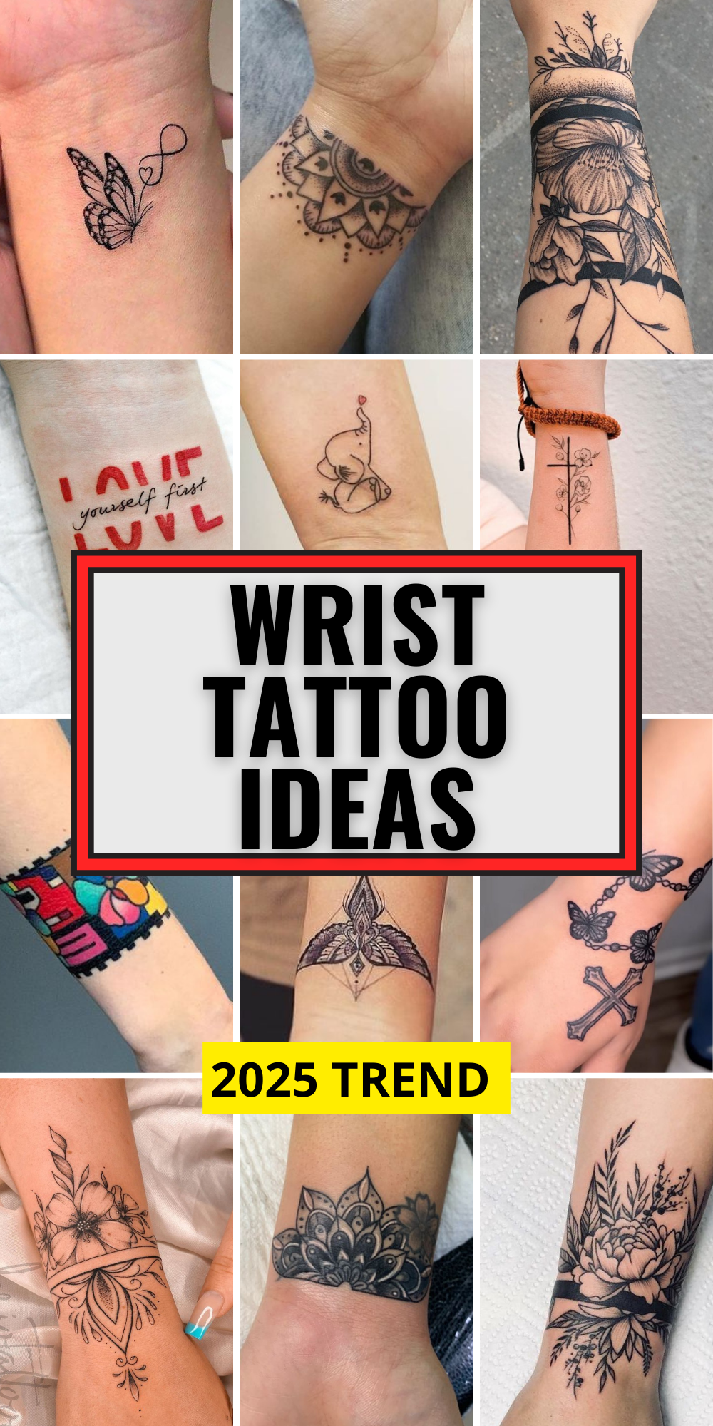 23 Wrist Tattoo Ideas 2025 for Women Meaningful Designs Stylish Fine ...
