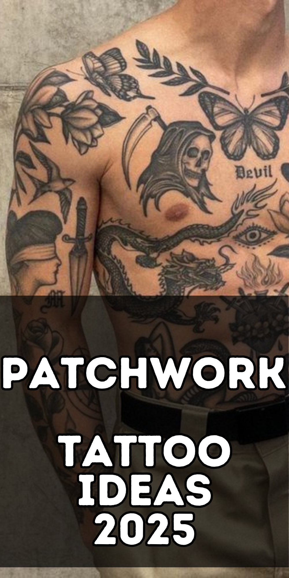 25 Patchwork Tattoo Ideas 2025 for Women and Men Bold Designs Minimal ...