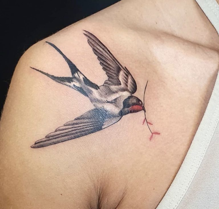 25 Swallow Tattoo Ideas 2025 for Men and Women with Meaningful Designs
