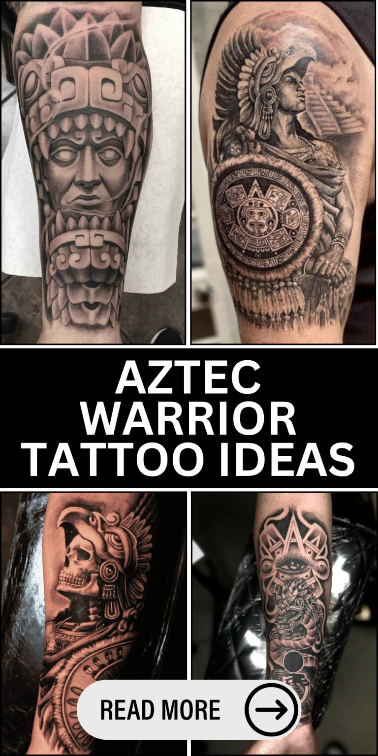 25 Aztec Warrior Tattoo Ideas – Bold Sleeve, Forearm & Chest Designs ...