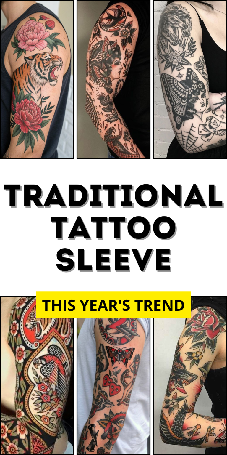 25 Traditional Tattoo Sleeve Ideas For Bold, Timeless Style