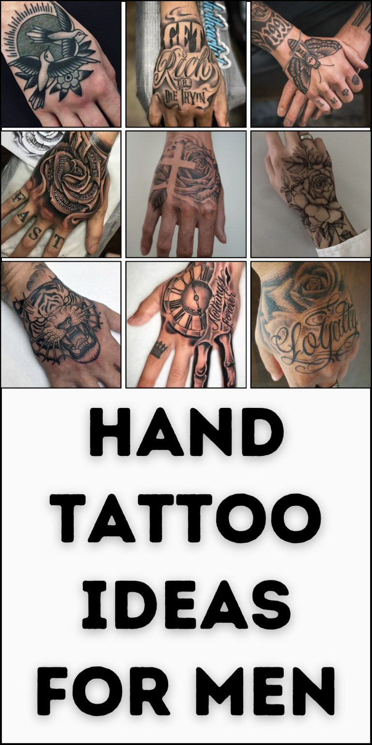 23 Hand Tattoo Ideas for Men – Bold, Meaningful & Stylish Designs